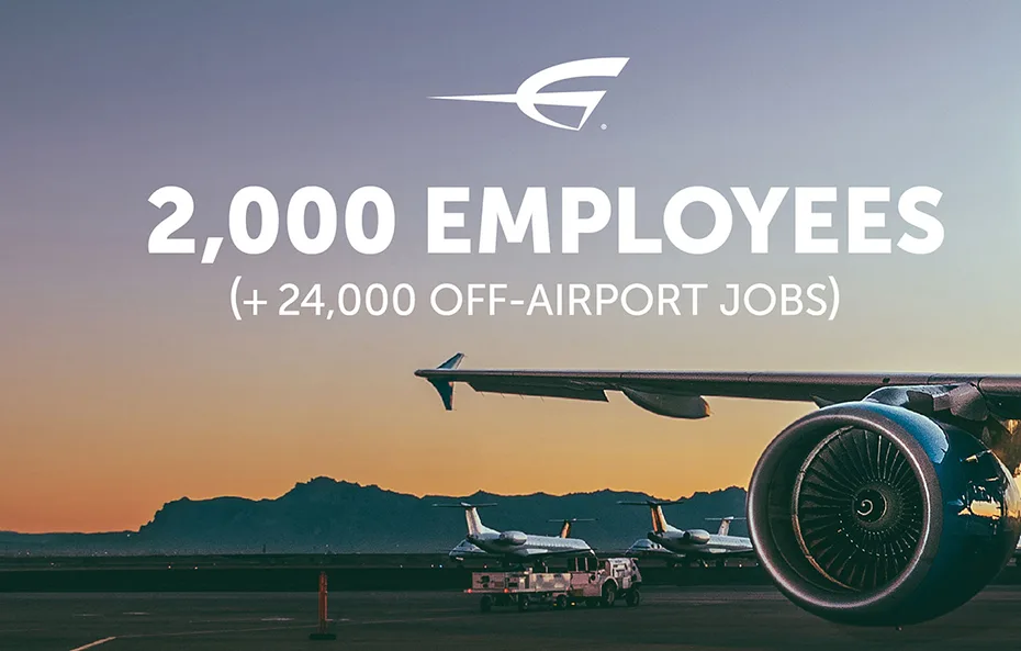 The Gateway Airport area employs 2,000 people